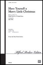 Have Yourself a Merry Little Christmas SATB choral sheet music cover